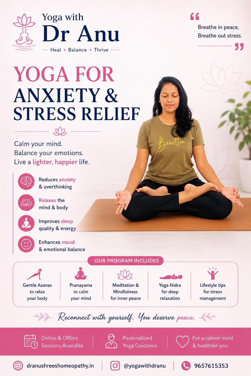 Yoga for Anxiety & Stress Relief